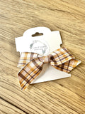 Yellow Plaid Blakley Bow