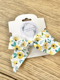 Watercolor Sunflower Blakley Bow