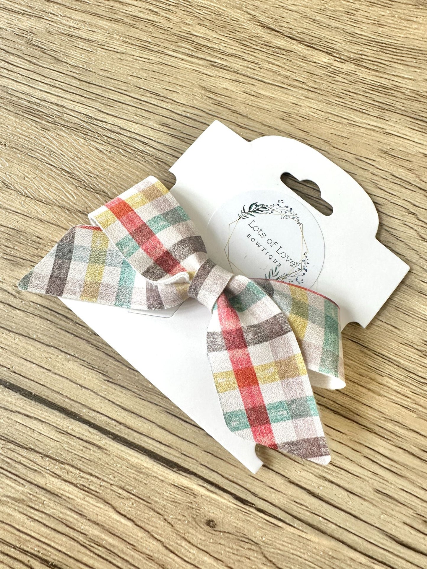 Perfect Fall Plaid Blakley Bow