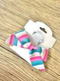 Fuscia Stripe Blakley Bow
