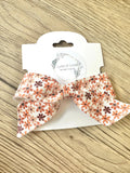 Brown and Orange Daisy Blakely Bow
