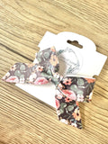 Dark Floral Blakley Bow