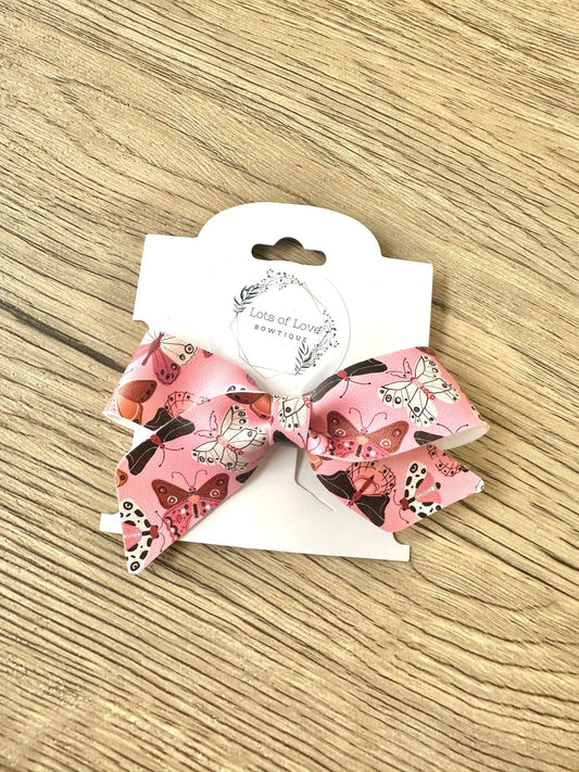 Pink Butterfly Blakley Bow