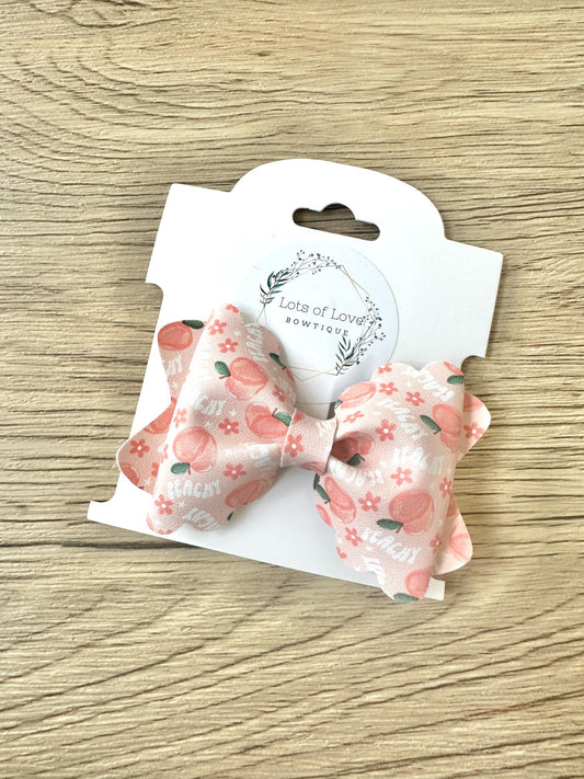 Just Peachy Grace Bow