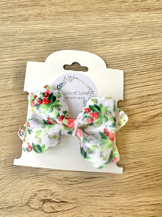 Mistletoe Velvet Grace Bow